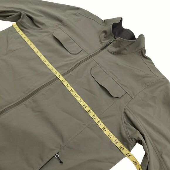 Eddie Bauer Travex Jacket Mens 2XL Green Softshell Full Zip Hiking Outdoor - Picture 10 of 13